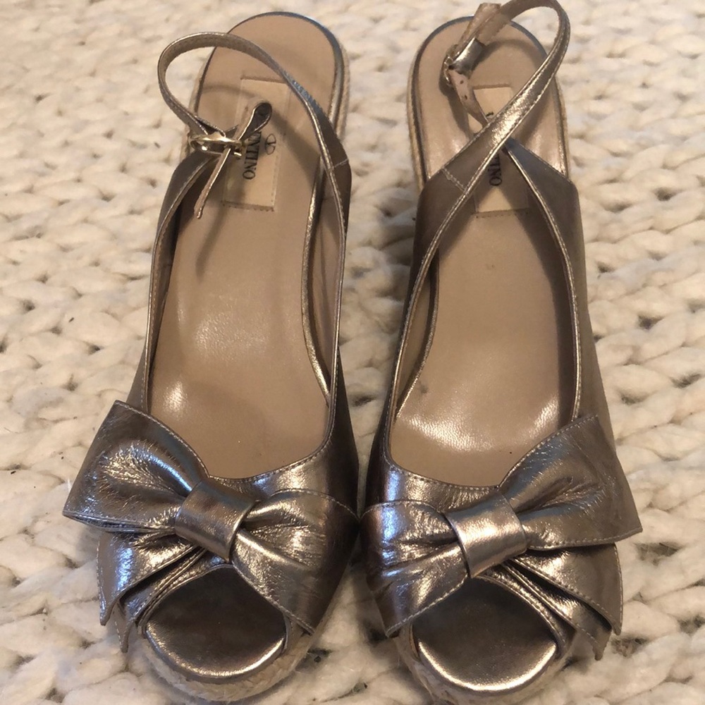 Valentino geravani wedge shoes